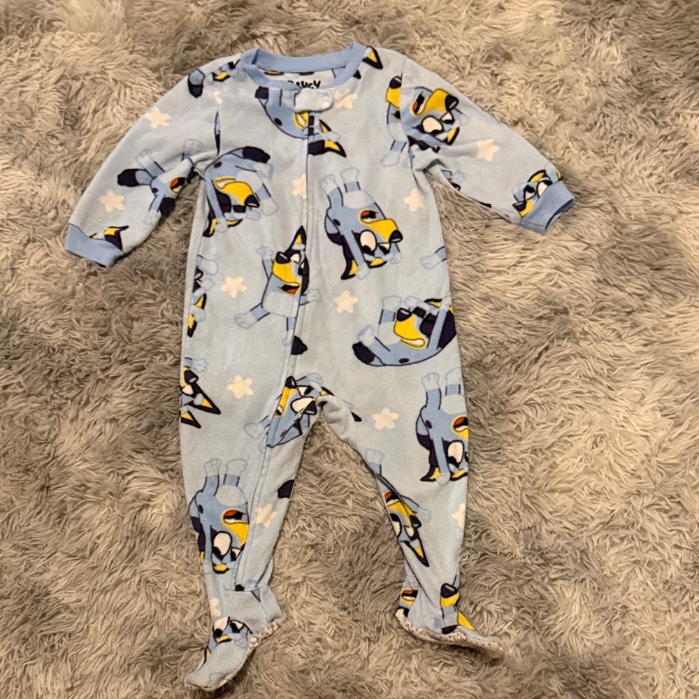Adorable Bluey Print Kids Footie